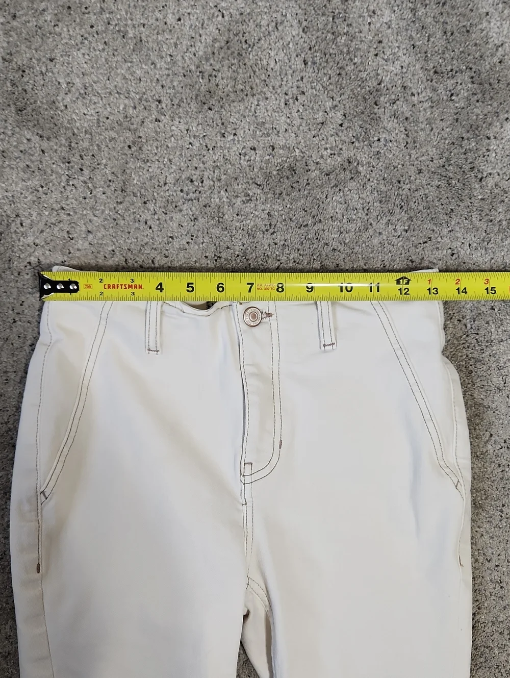 Free People We The Free Level Up Slit Slim Flare Jeans in Bone Size 27